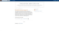 Desktop Screenshot of collectifabuscffcif.blogspot.com