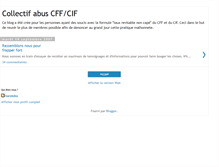 Tablet Screenshot of collectifabuscffcif.blogspot.com