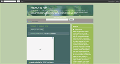 Desktop Screenshot of french-is-fun.blogspot.com