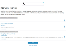 Tablet Screenshot of french-is-fun.blogspot.com
