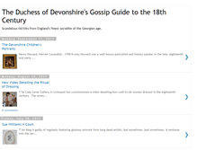 Tablet Screenshot of georgianaduchessofdevonshire.blogspot.com