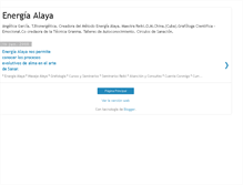 Tablet Screenshot of alaya-energiasanadora.blogspot.com