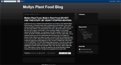 Desktop Screenshot of mollysplantfood.blogspot.com