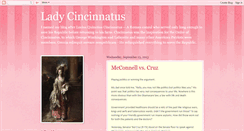 Desktop Screenshot of ladycincinnatus.blogspot.com