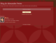 Tablet Screenshot of alexandrefoz.blogspot.com