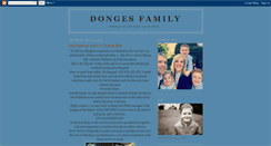 Desktop Screenshot of dongesfamily.blogspot.com