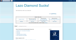 Desktop Screenshot of lazodiamondsucks.blogspot.com