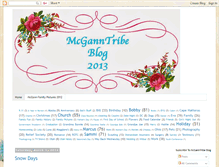 Tablet Screenshot of mcganntribe.blogspot.com