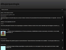 Tablet Screenshot of dibujarqueologia.blogspot.com