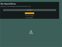 Tablet Screenshot of muschelfrau.blogspot.com