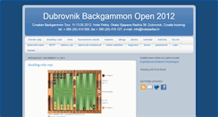 Desktop Screenshot of dubrovnikbackgammon.blogspot.com