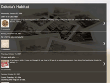Tablet Screenshot of dakotashabitat.blogspot.com