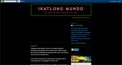 Desktop Screenshot of ikatlongmundo.blogspot.com