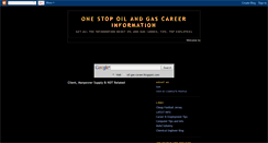 Desktop Screenshot of oil-gas-career.blogspot.com