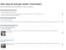 Tablet Screenshot of oil-gas-career.blogspot.com