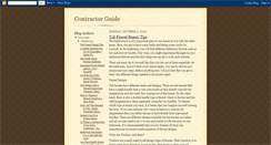 Desktop Screenshot of contractorguide.blogspot.com