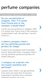 Mobile Screenshot of perfume-companies-yu.blogspot.com