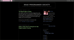 Desktop Screenshot of deadprogrammersociety.blogspot.com