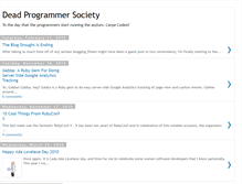 Tablet Screenshot of deadprogrammersociety.blogspot.com