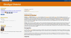 Desktop Screenshot of dindigul-district.blogspot.com