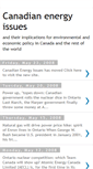 Mobile Screenshot of canadian-energy.blogspot.com