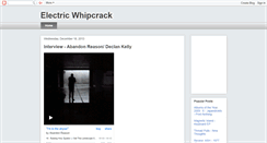 Desktop Screenshot of electricwhipcrack.blogspot.com