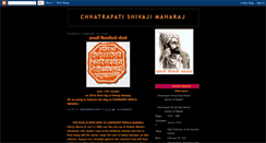 Desktop Screenshot of chatrapati-shivaji.blogspot.com