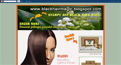 Desktop Screenshot of blackhairmagic.blogspot.com