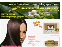 Tablet Screenshot of blackhairmagic.blogspot.com
