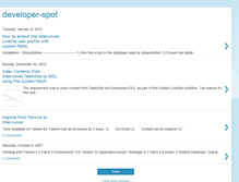 Tablet Screenshot of developer-spot.blogspot.com