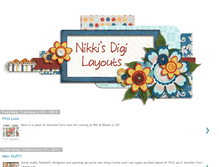 Tablet Screenshot of nikkisdigilayouts.blogspot.com