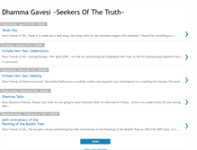 Tablet Screenshot of dhamma-gavesi.blogspot.com