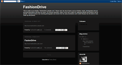 Desktop Screenshot of fashiondriveblog.blogspot.com