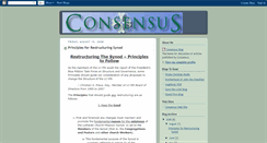 Desktop Screenshot of consensuslutheranblog.blogspot.com