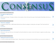 Tablet Screenshot of consensuslutheranblog.blogspot.com