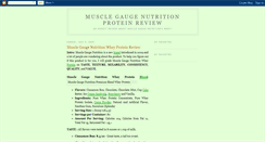 Desktop Screenshot of musclegaugenutritionprotein.blogspot.com