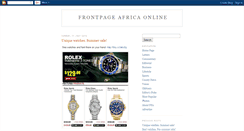 Desktop Screenshot of frontpageafricaonline.blogspot.com