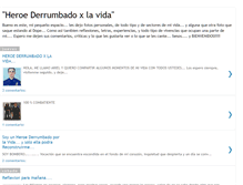 Tablet Screenshot of heroederrumbadoxlavida.blogspot.com