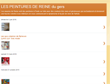 Tablet Screenshot of lespeinturesdereine.blogspot.com