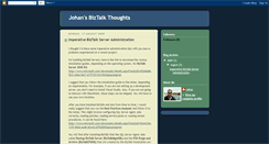 Desktop Screenshot of johansbiztalkthoughts.blogspot.com