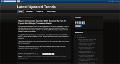 Desktop Screenshot of latestupdatedtrends.blogspot.com