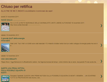 Tablet Screenshot of chiusoperrettifica.blogspot.com