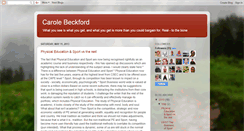 Desktop Screenshot of carolebeckford.blogspot.com