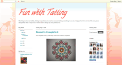 Desktop Screenshot of funwithtatting.blogspot.com