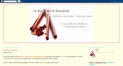 Desktop Screenshot of lebacchettemagiche.blogspot.com