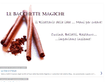 Tablet Screenshot of lebacchettemagiche.blogspot.com