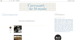 Desktop Screenshot of carrouseldelamode.blogspot.com