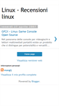 Mobile Screenshot of linux-recensioni.blogspot.com