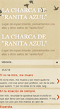 Mobile Screenshot of lacharcaderanitazul2.blogspot.com