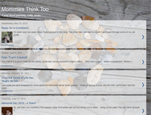 Tablet Screenshot of mommiesthinktoo.blogspot.com